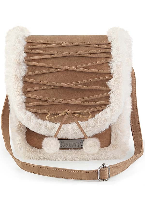 Faux Fur [Camel] | CROSSBODY BAG [PREORDER]*