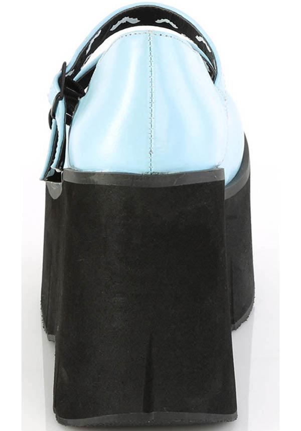 KERA-08 [Baby Blue] | PLATFORMS [PREORDER] - Beserk - all, baby blue, black, blue, clickfrenzy15-2023, colour:blue, demonia, demonia shoes, discountapp, fp, goth, gothic, harajuku, kawaii, labelpreorder, labelvegan, mary janes, pastel, pastel blue, pastel goth, platform, platforms, platforms [preorder], pleaserimageupdated, ppo, preorder, shoes, vegan