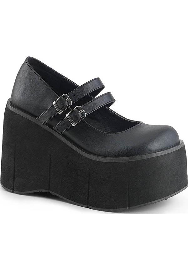 KERA-08 [Black] | PLATFORMS [PREORDER] - Beserk - all, black, clickfrenzy15-2023, demonia, demonia shoes, discountapp, fp, labelpreorder, labelvegan, pleaserimageupdated, ppo, preorder, shoes, vegan