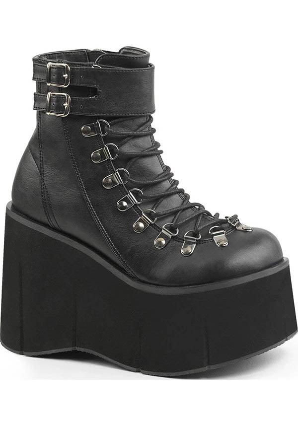 KERA-21 [Black] | PLATFORM BOOTS [PREORDER] - Beserk - all, ankle boots, black, boots, boots [preorder], clickfrenzy15-2023, demonia, demonia shoes, discountapp, fp, labelpreorder, labelvegan, platform boots, platforms, platforms [preorder], ppo, preorder, shoes, techwear, vegan