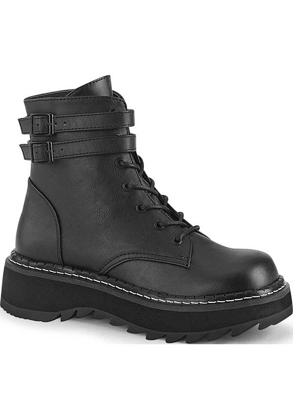 LILITH-152 [Black] | BOOTS [PREORDER] - Beserk - all, black, boots, boots [preorder], clickfrenzy15-2023, demonia, demonia shoes, discountapp, fp, labelpreorder, labelvegan, ladies, oct19, platforms, platforms [preorder], pleaserimageupdated, ppo, preorder, price, shoes, techwear, vegan