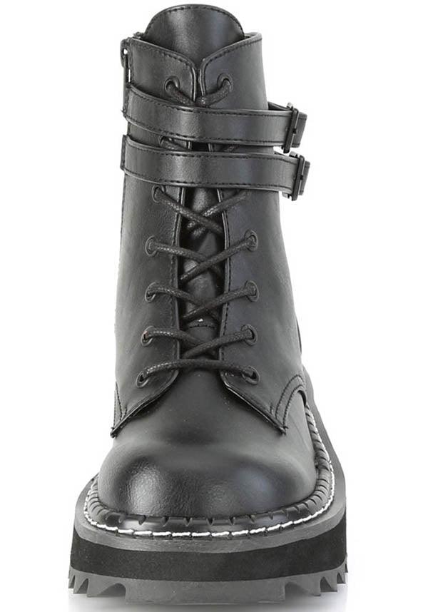 LILITH-152 [Black] | BOOTS [PREORDER] - Beserk - all, black, boots, boots [preorder], clickfrenzy15-2023, demonia, demonia shoes, discountapp, fp, labelpreorder, labelvegan, ladies, oct19, platforms, platforms [preorder], pleaserimageupdated, ppo, preorder, price, shoes, techwear, vegan