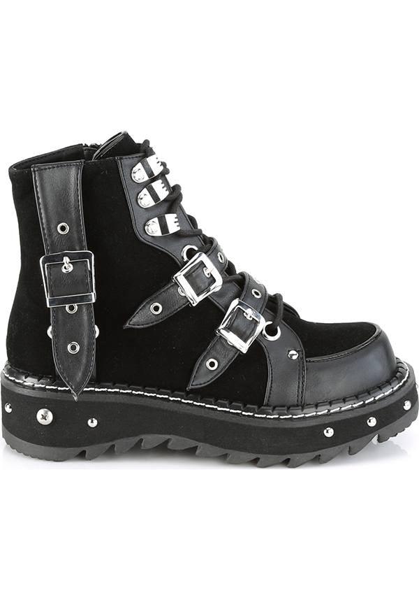 LILITH-278 [Black] | BOOTS [PREORDER] - Beserk - all, black, boots, boots [preorder], clickfrenzy15-2023, dec18, demonia, demonia shoes, discountapp, fp, labelpreorder, labelvegan, platforms, platforms [preorder], pleaserimageupdated, ppo, preorder, shoes, techwear, vegan