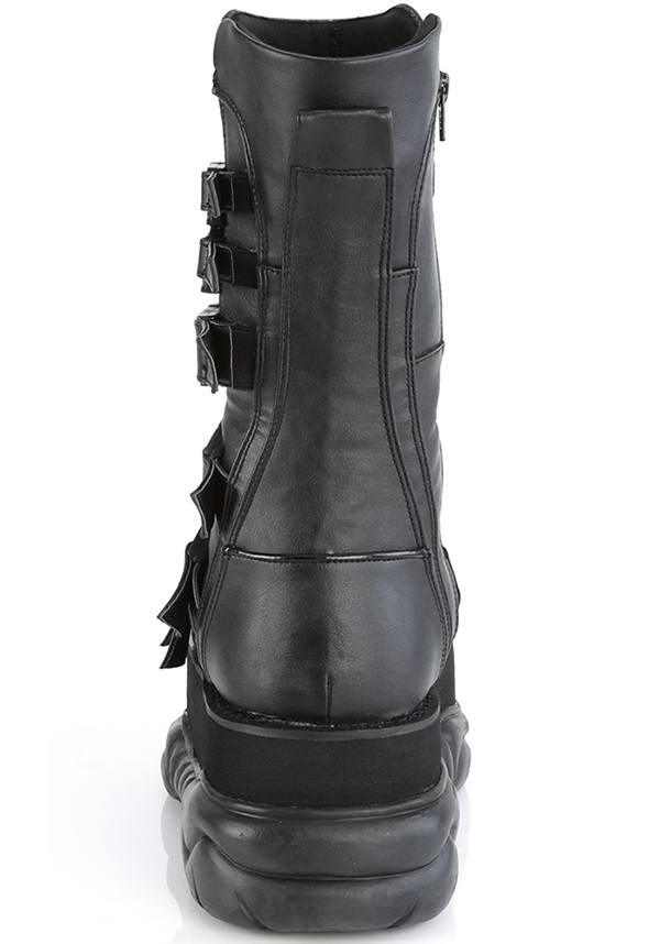 NEPTUNE-210 [Black] | PLATFORM BOOTS [PREORDER] - Beserk - all, black, boots, boots [preorder], clickfrenzy15-2023, demonia, demonia shoes, discountapp, fp, jul19, labelpreorder, labelvegan, platforms, platforms [preorder], pleaserimageupdated, ppo, preorder, shoes, techwear, vegan
