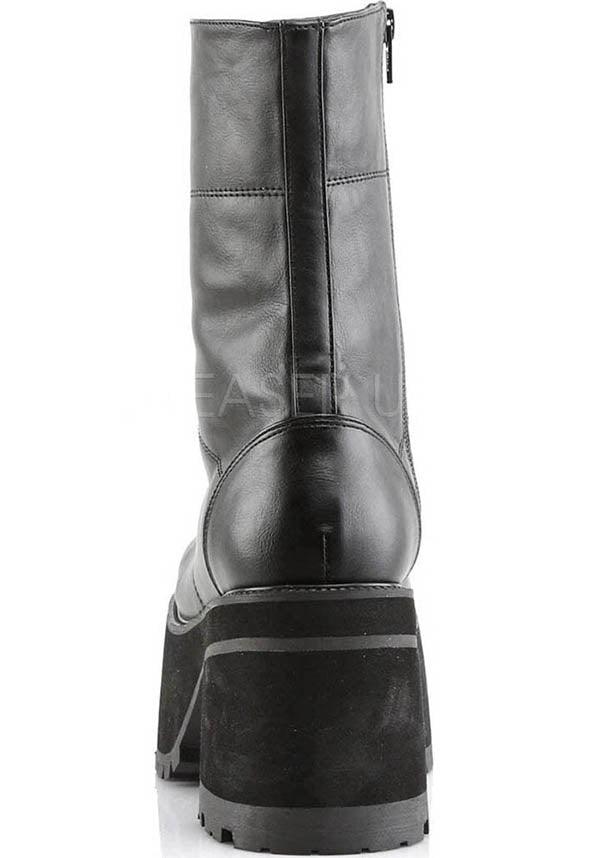 RANGER-301 [Black] | PLATFORM BOOTS [PREORDER] - Beserk - all, black, boot, boots, boots [preorder], clickfrenzy15-2023, demonia, demonia shoes, discountapp, fp, goth, gothic, labelpreorder, labelvegan, mid calf boots, platform, platform boots, platforms, platforms [preorder], pleaserimageupdated, ppo, preorder, shoes, vegan