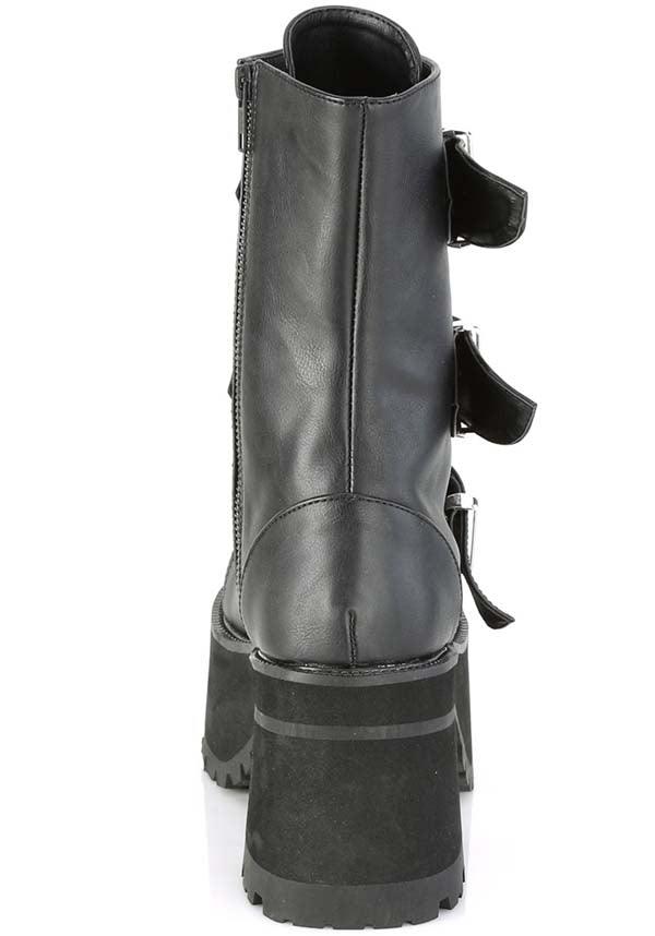 RANGER-308 [Black] | PLATFORM BOOTS [PREORDER] - Beserk - all, ankle boots, black, boot, boots, boots [preorder], clickfrenzy15-2023, demonia, demonia shoes, discountapp, fp, goth, gothic, grunge, labelpreorder, labelvegan, platform, platforms, platforms [preorder], ppo, preorder, punk, shoes, vegan