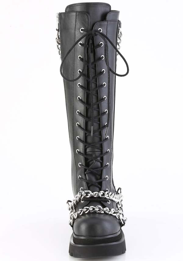 RENEGADE-215 [Black] | PLATFORM BOOTS [PREORDER]*