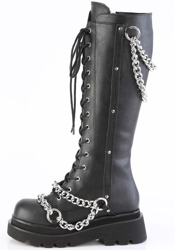 RENEGADE-215 [Black] | PLATFORM BOOTS [PREORDER]*
