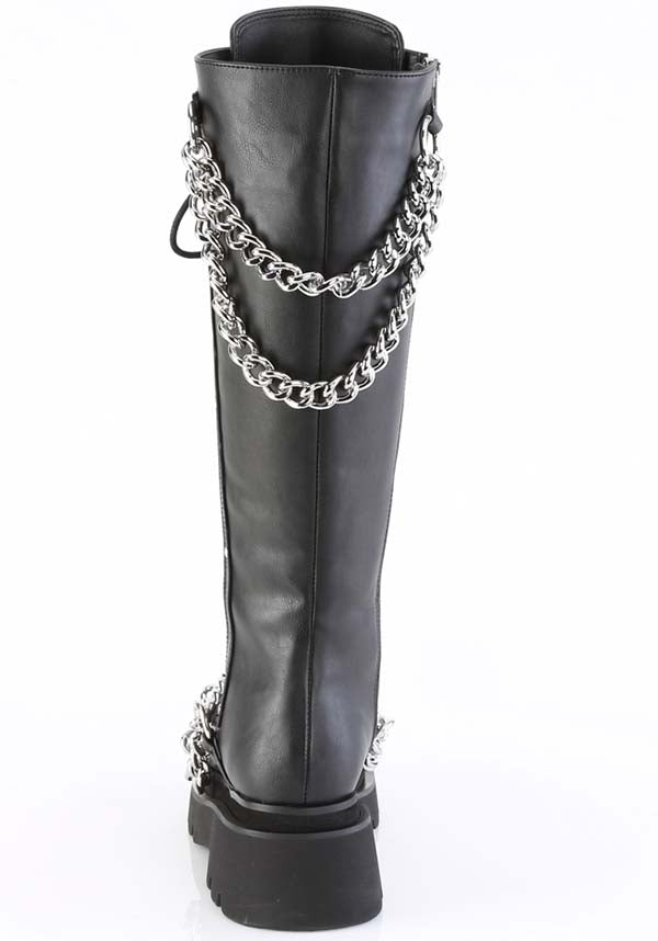 RENEGADE-215 [Black] | PLATFORM BOOTS [PREORDER]*