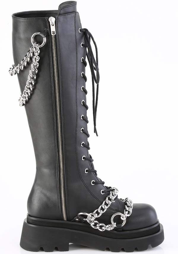 RENEGADE-215 [Black] | PLATFORM BOOTS [PREORDER]*