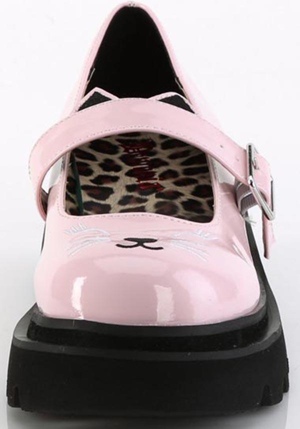 RENEGADE-56 [Baby Pink Patent] | FLATS [PREORDER] - Beserk - all, cat, cats, clickfrenzy15-2023, demonia, demonia shoes, discountapp, flats, flats [preorder], fp, labelpreorder, labelvegan, pastel pink, pink, ppo, preorder, shoes, vegan