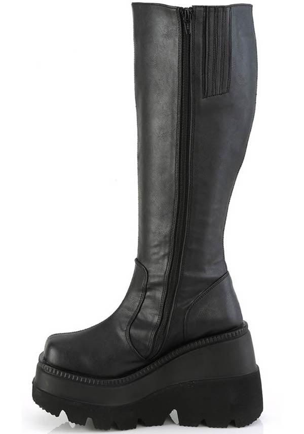 Wide Calf Boots Demonias Shaker 65 Demonia Shoes SHAKER