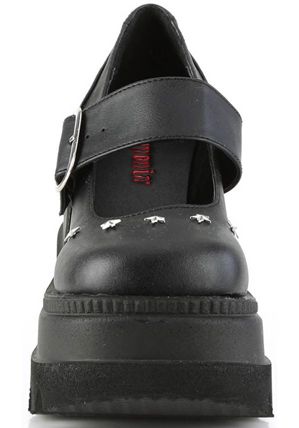 SHAKER-23 [Black] | PLATFORMS [PREORDER] - Beserk - all, all ladies, black, clickfrenzy15-2023, demonia, demonia shoes, discountapp, fp, goth, gothic, labelpreorder, labelvegan, ladies, platform, platforms, platforms [preorder], ppo, preorder, shoes, star, stars, vegan