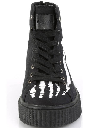 Demonia Shoes - SNEEKER-252 Black Canvas - Buy Online Australia