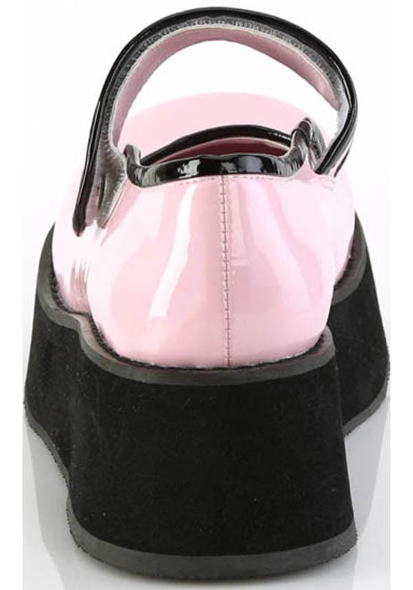 SPRITE-01 [B. Pink Holo Patent] | PLATFORMS [PREORDER] - Beserk - all, baby pink, clickfrenzy15-2023, colour:pink, demonia, demonia shoes, discountapp, fp, holo, holographic, labelpreorder, labelvegan, light pink, pastel goth, pastel pink, pink, platforms, platforms [preorder], ppo, preorder, shoes, vegan