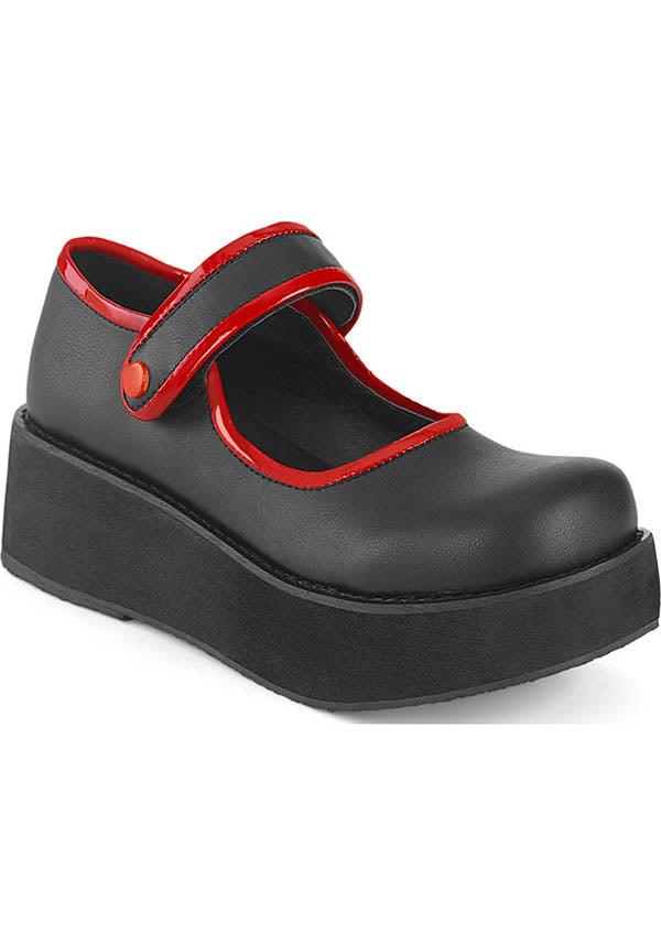 SPRITE-01 [Black] | PLATFORMS [PREORDER] - Beserk - all, black, clickfrenzy15-2023, demonia, demonia shoes, discountapp, fp, labelpreorder, labelvegan, platforms, platforms [preorder], ppo, preorder, red and black, shoes, vegan