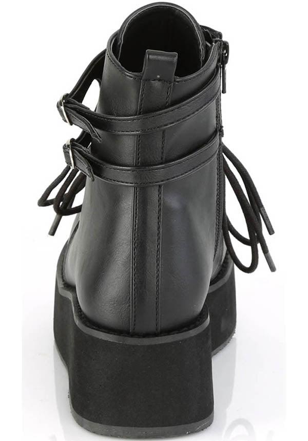 SPRITE-70 [Black] | PLATFORM BOOTS [PREORDER] - Beserk - all, aug19, black, boots, boots [preorder], clickfrenzy15-2023, demonia, demonia shoes, discountapp, fp, labelpreorder, labelvegan, ladies, platforms, platforms [preorder], pleaserimageupdated, ppo, preorder, shoes, vegan