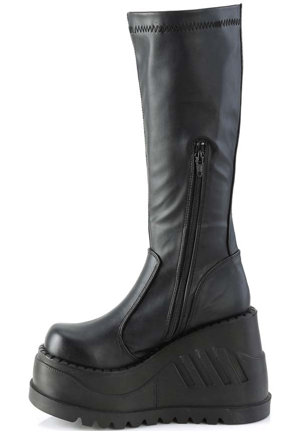 STOMP-200 [Black] | PLATFORM BOOTS [PREORDER]*