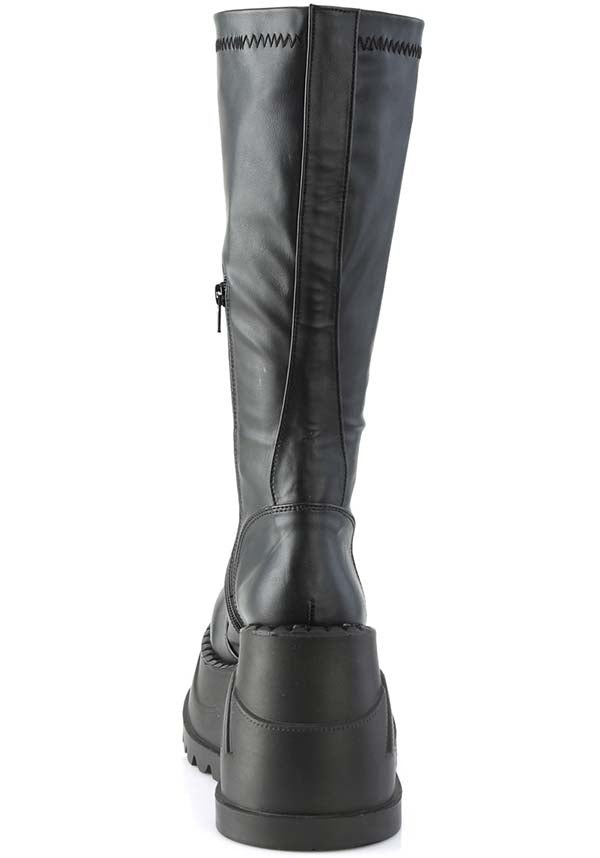 STOMP-200 [Black] | PLATFORM BOOTS [PREORDER]*