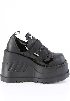 STOMP 28 Black PLATFORM BOOTS PREORDER