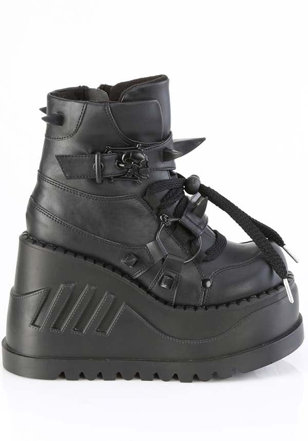 STOMP-60 [Black] | PLATFORM BOOTS [PREORDER]*