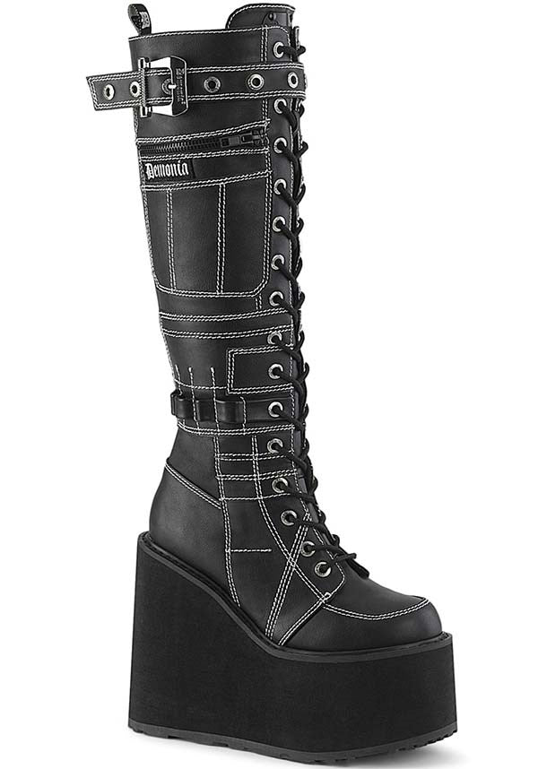 SWING-260 [Black] | PLATFORM BOOTS [INSTOCK]**