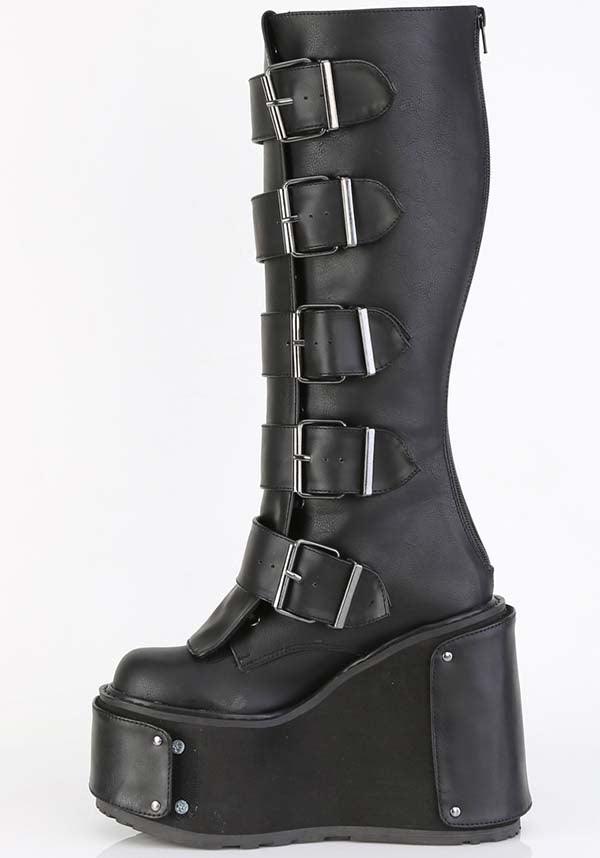 HOT Demonia Trinity Boots Knee High Boots Demonia Shoes
