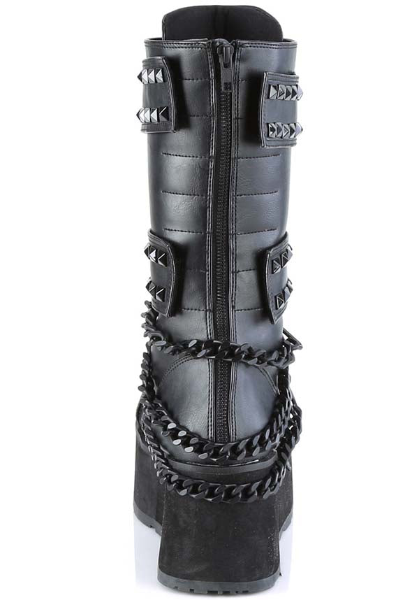 TRASHVILLE-138 [Black] | PLATFORM BOOTS [PREORDER]*