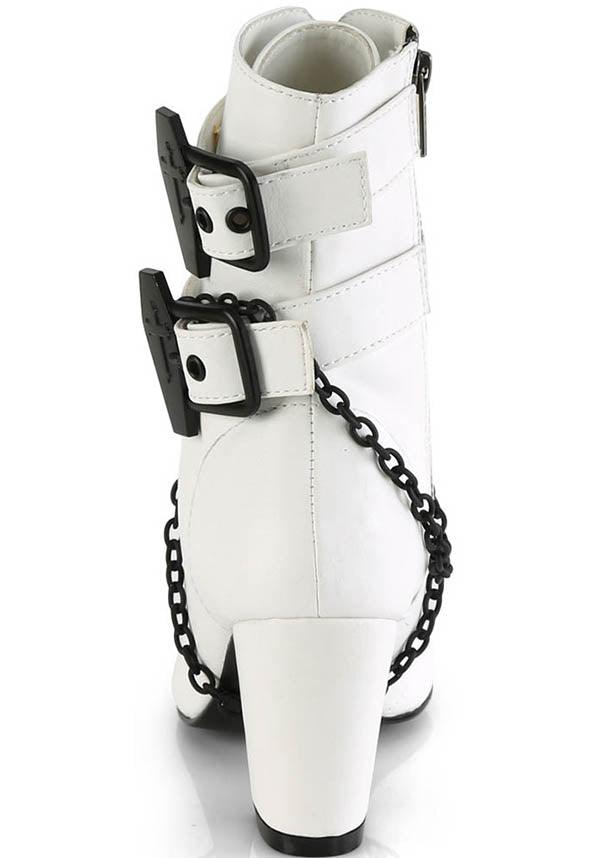 Demonia VIVIKA-128 White Boots Buy Online Australia