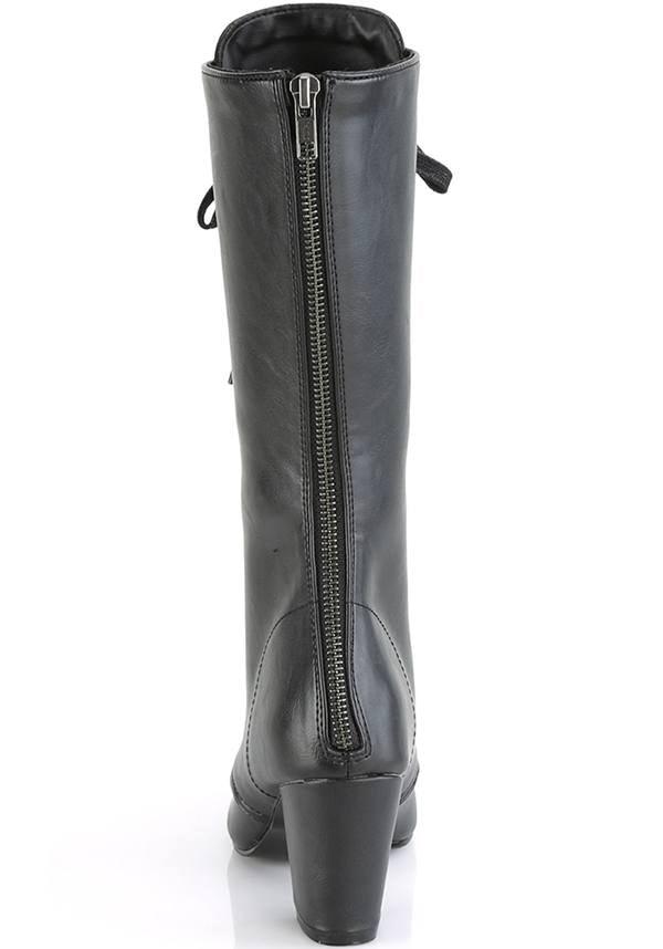 VIVIKA-205 [Black] | BOOTS [PREORDER] - Beserk - 01062020, all, black, boots, boots [preorder], clickfrenzy15-2023, demonia, discountapp, fp, labelpreorder, labelvegan, may19, medieval, platforms [preorder], pleaserimageupdated, ppo, preorder, renaissance, shoes, steampunk, vegan