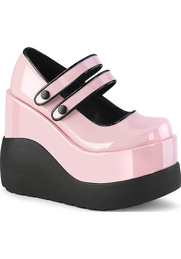 VOID-37 [Baby Pink] | PLATFORMS [PREORDER] - Beserk - all, all ladies, clickfrenzy15-2023, demonia, demonia shoes, discountapp, fp, labelpreorder, labelvegan, ladies, pastel goth, pink, platforms, platforms [preorder], ppo, preorder, shoes, vegan