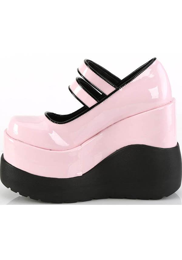 VOID-37 [Baby Pink] | PLATFORMS [PREORDER] - Beserk - all, all ladies, clickfrenzy15-2023, demonia, demonia shoes, discountapp, fp, labelpreorder, labelvegan, ladies, pastel goth, pink, platforms, platforms [preorder], ppo, preorder, shoes, vegan