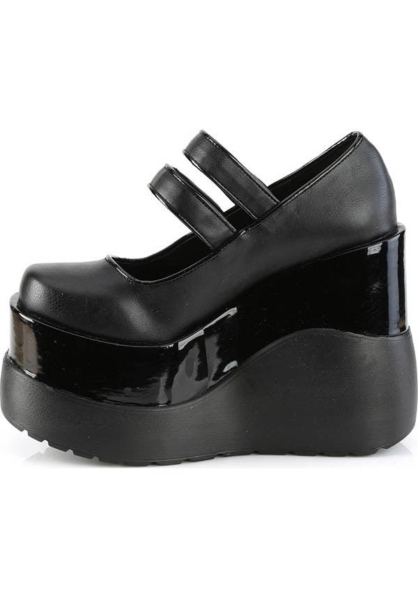 VOID-37 [Black] | PLATFORMS [PREORDER] - Beserk - all, all ladies, black, clickfrenzy15-2023, demonia, demonia shoes, discountapp, fp, goth, gothic, labelpreorder, labelvegan, ladies, platforms, platforms [preorder], ppo, preorder, shoes, vegan