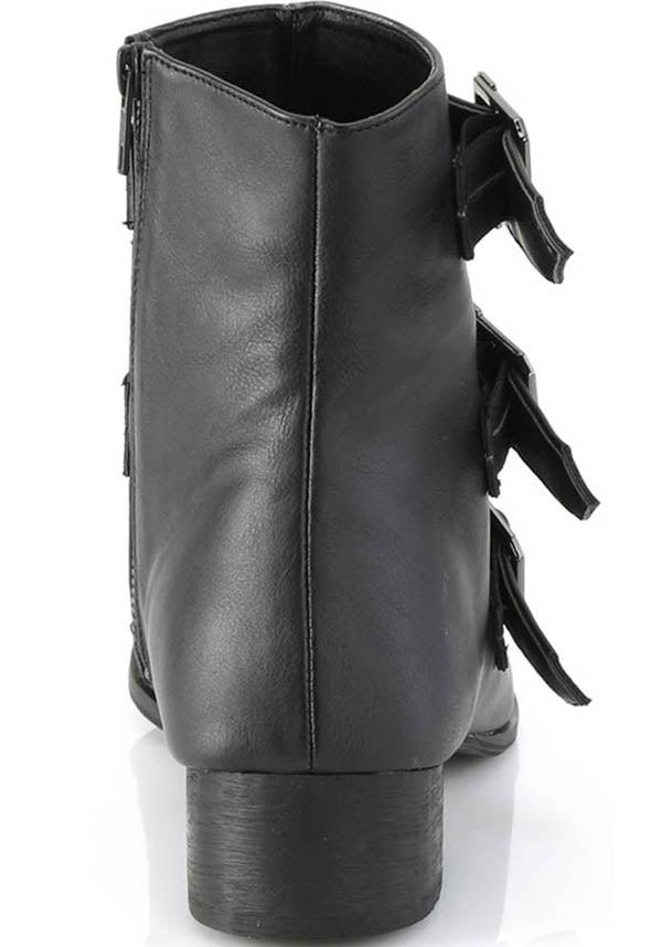 WARLOCK-50-C [Black] | BOOTS [PREORDER] - Beserk - all, black, boots, boots [preorder], clickfrenzy15-2023, coffin, demonia, demonia shoes, discountapp, formal, formal wear, fp, goth, gothic, labelpreorder, labelvegan, mens shoes, ppo, preorder, shoes, vegan