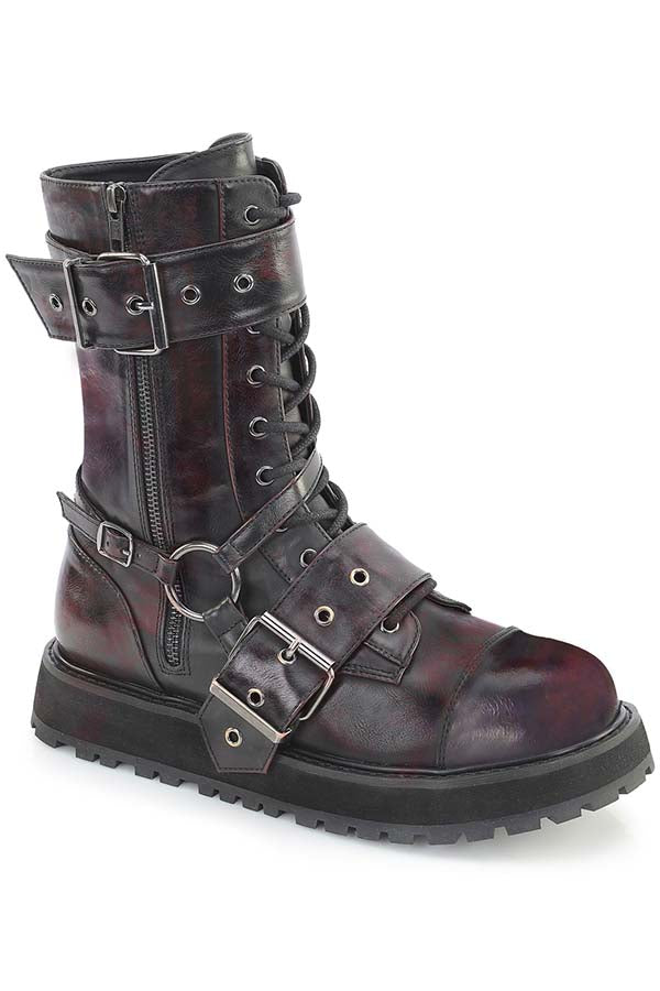 VALOR-220 [Black/Burgundy] | BOOTS [PREORDER]