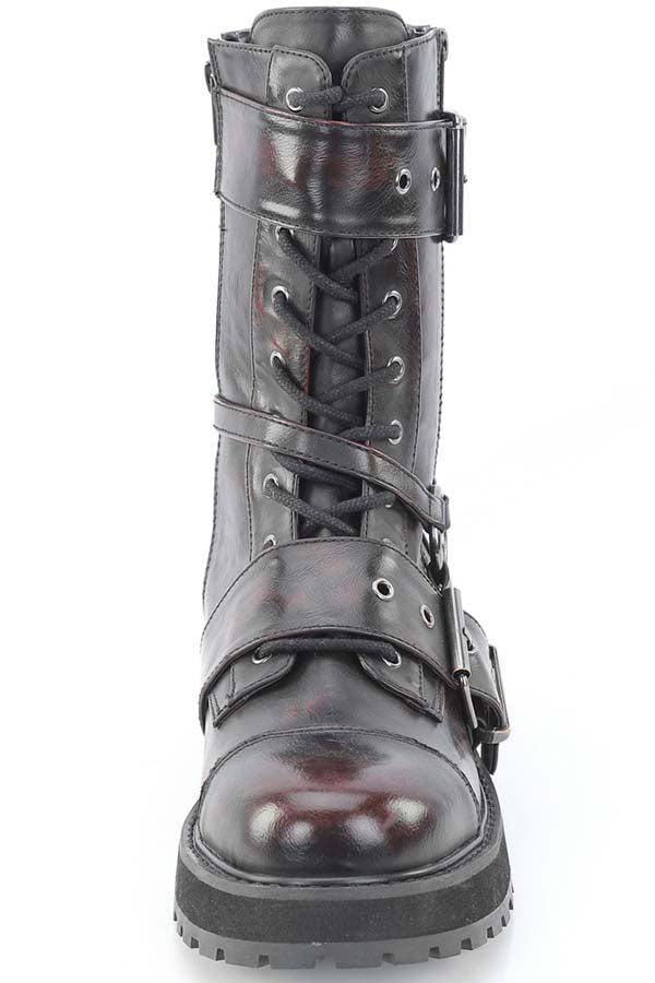 VALOR-220 [Black/Burgundy] | BOOTS [PREORDER]