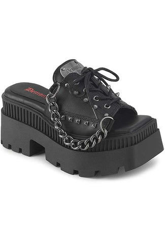 WRATH-03 [Black] | PLATFORM SANDALS [PREORDER]