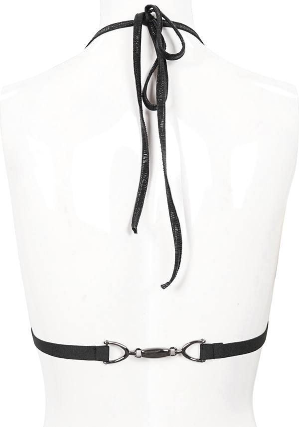 Dark Matter | BIKINI TOP - Beserk - all, all clothing, all ladies, all ladies clothing, bikini, black, clickfrenzy15-2023, clothing, discountapp, DV102021, edgy, fp, goth, gothic, halter, halter neck, ladies, ladies clothing, nov21, plus, plus size, R301121, swim, swim suit, swim wear, swimmers, swimming, swimsuit, swimwear, togs