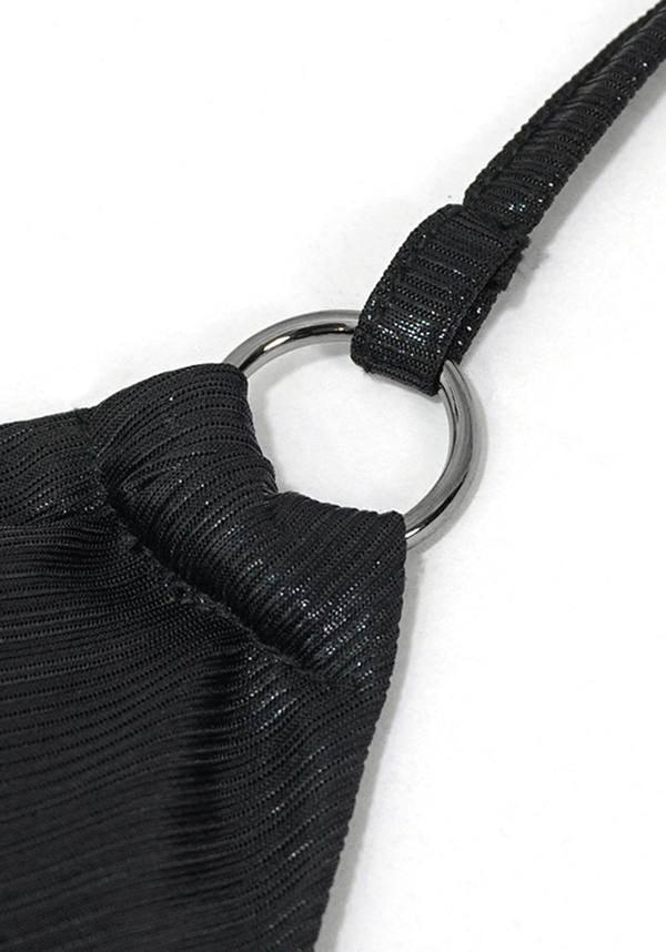 Dark Matter | BIKINI TOP - Beserk - all, all clothing, all ladies, all ladies clothing, bikini, black, clickfrenzy15-2023, clothing, discountapp, DV102021, edgy, fp, goth, gothic, halter, halter neck, ladies, ladies clothing, nov21, plus, plus size, R301121, swim, swim suit, swim wear, swimmers, swimming, swimsuit, swimwear, togs