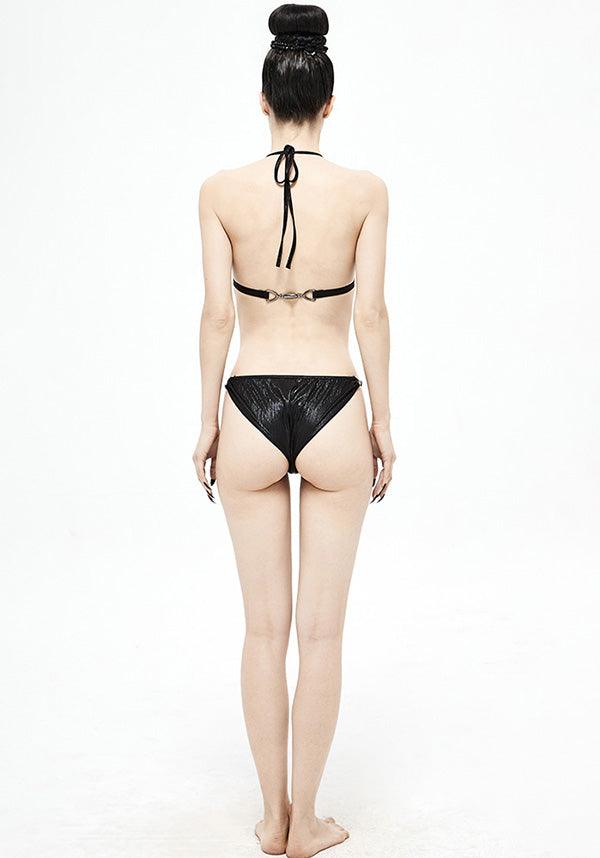 Dark Matter | BIKINI TOP - Beserk - all, all clothing, all ladies, all ladies clothing, bikini, black, clickfrenzy15-2023, clothing, discountapp, DV102021, edgy, fp, goth, gothic, halter, halter neck, ladies, ladies clothing, nov21, plus, plus size, R301121, swim, swim suit, swim wear, swimmers, swimming, swimsuit, swimwear, togs