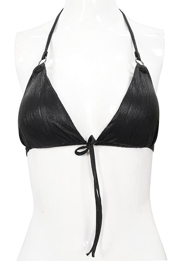 Dark Matter | BIKINI TOP - Beserk - all, all clothing, all ladies, all ladies clothing, bikini, black, clickfrenzy15-2023, clothing, discountapp, DV102021, edgy, fp, goth, gothic, halter, halter neck, ladies, ladies clothing, nov21, plus, plus size, R301121, swim, swim suit, swim wear, swimmers, swimming, swimsuit, swimwear, togs