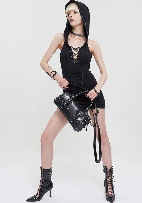 Dark Phantom | HANDBAG - Beserk - accessories, all, bag, bags, black, clickfrenzy15-2023, devil fashion, discountapp, DV300922, fp, googleshopping, goth, gothic, gothic accessories, hand bag, handbag, handbags, handbags and purses, labelvegan, ladies accessories, nov22, punk, R061122, skull, skulls, studded, studs, vegan