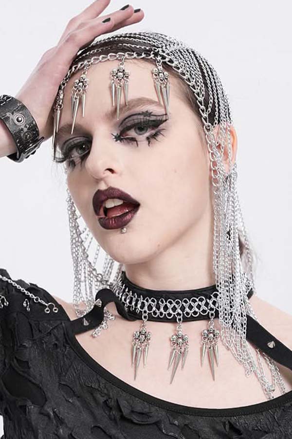 Ebon Cascade Tassel | HEADDRESS