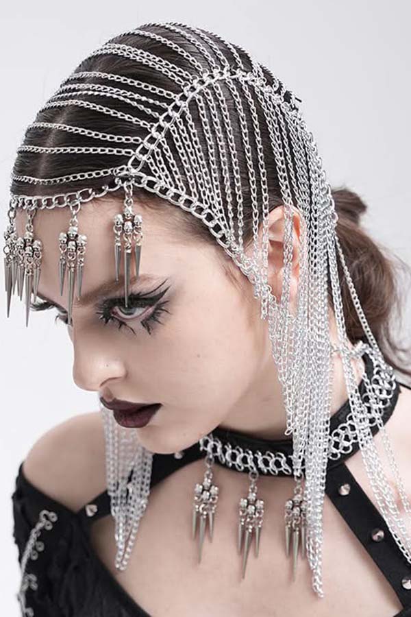 Ebon Cascade Tassel | HEADDRESS