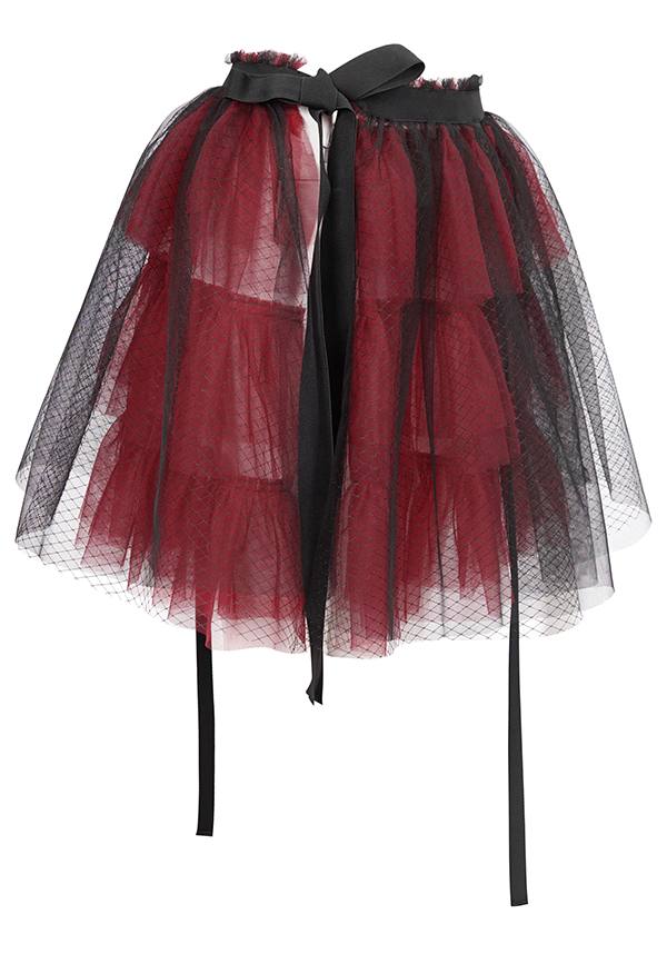 Medusa Punk [Black/Red] | FLARED SKIRT*