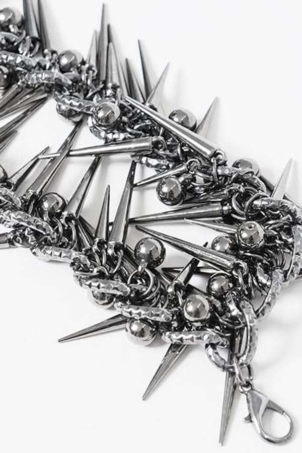 Razorheart Spike Double‑chain | NECKLACE