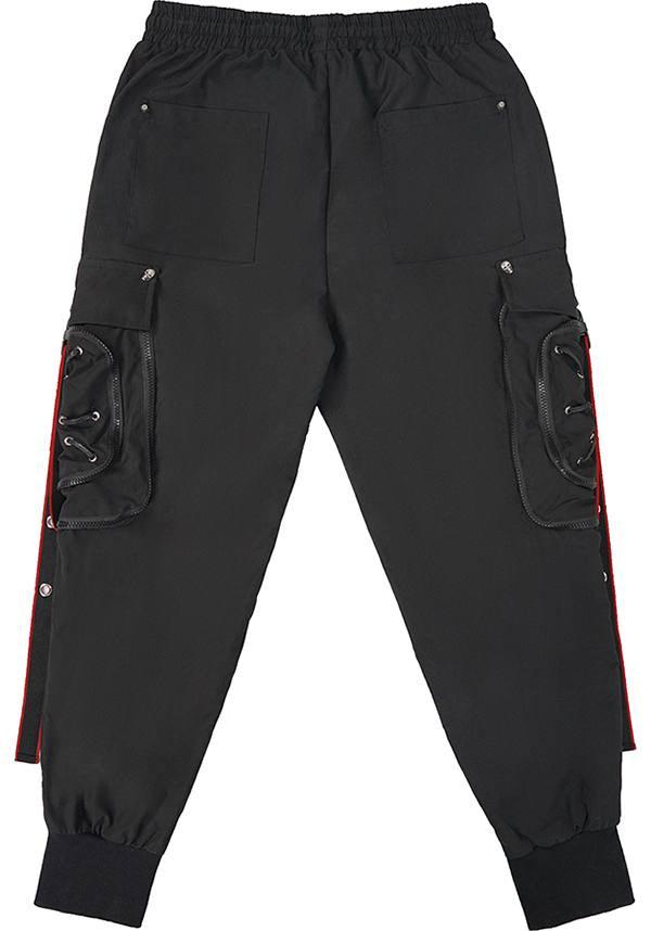 Sundering | PANTS - Beserk - all, all clothing, all ladies, all ladies clothing, black, cargo pants, clickfrenzy15-2023, clothing, devil fashion, discountapp, DVF122321, edgy, fp, goth, gothic, jan22, ladies, ladies clothing, ladies pants, ladies pants and shorts, medieval, men, mens, mens clothing, mens pants, pants, R160122, red, red and black, streetwear, techwear, winter, winter clothing