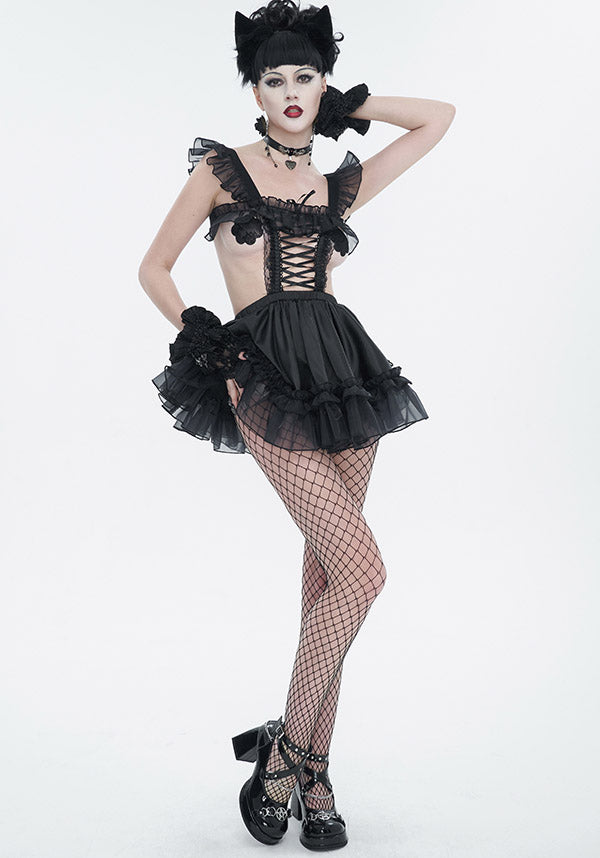 Sweet Frilly Hollow Out | DRESS*