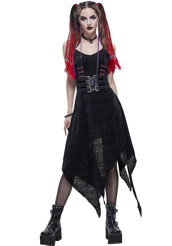 Triple Threat | BELT - Beserk - accessories, all, all ladies, belt, belts and buckles, black, clickfrenzy15-2023, discountapp, DV090921, fp, garters and harnesses, girdle, goth, gothic, gothic accessories, ladies, ladies accessories, oct21, R261021, waist belt