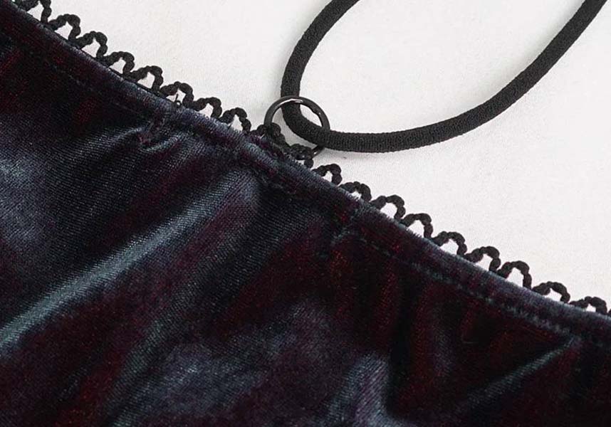 Wine Velvet Lace | OFF SHOULDER TOP*
